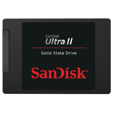 SanDisk Ultra II 480GB SATA III 2.5-Inch 7mm Height Solid State Drive (SSD) with Read Up To 550MB/s- SDSSDHII-480G-G25