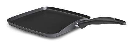 T Fal A85713 Specialty Nonstick Grilled Cheese Griddle Cookware, 10.25 Inch, Black