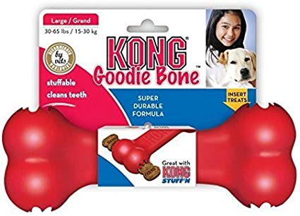 Kong Dog Goodie Bone Color:Red Size:Medium Packs:Pack of 2