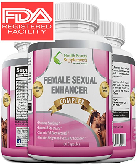 * MEGA FEMALE LIBIDO BOOSTER Female Libido Enhancer – Natural Formula For Women - L-Arginine - Bioperine - L-Tyrosine Vitamin B Complex - Dong Quai - Gingko biloba - Panax Ginseng - Maca & Asparagus