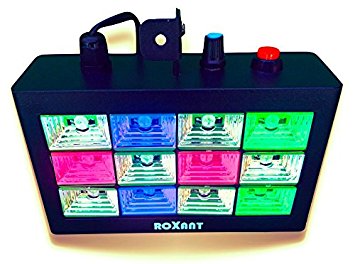 Roxant Party Pulse MINI Strobe Light Multi-Colored LEDs w/Sound Active Mode