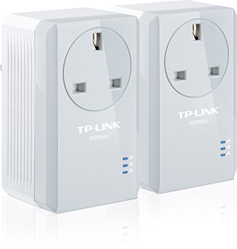 TP-LINK TL-PA4010PKIT AV500 Powerline Adapter with AC Pass Through Kit