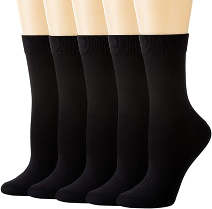 5 Pairs Unisex Crew Socks for Men and Women’s Socks Size 6-9 9-11 Long Socks