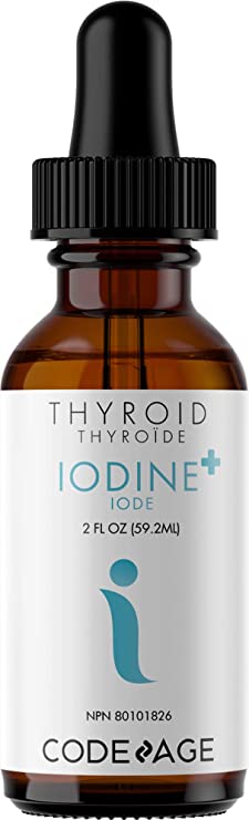 Organic Iodine Drops – 650 Mcg - 1 Year Supply - Nascent Liquid Iodine Supplement – Iodine Drops Solution - Pure, Clear Iodine - Vegan Iodine Liquid Drop - 2oz