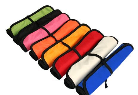 TRAVEL BABY CHANGING MAT PORTABLE FOLDING WATERPROOF 8 COLOURS TO CHOOSE NEW (Black)