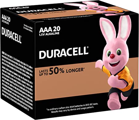 Duracell Coppertop AAA Alkaline Batteries 20 Pack