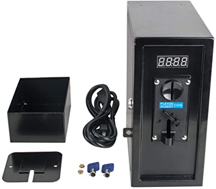 Enshey Coin Timer Control Box - Coin Operated Timer Control Box Electronic Device Coin Selector Acceptor Timer (Shipping from USA)