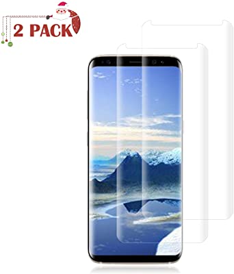 [2 Pack] Galaxy S8 Plus Screen Protector [9H Hardness][Anti-Scratch][Anti-Bubble][3D Curved] [High Definition] [Ultra Clear] Tempered BBInfinite Compatible Samsung Galaxy S8 Plus