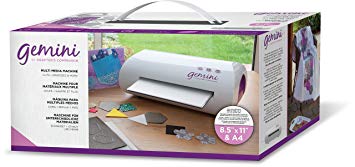 Gemini Multi Media Die Cutting & Embossing Crafters Machine with Pause Resume & Reverse, White, Global Version, 22.5 x 43 x 25.6 cm