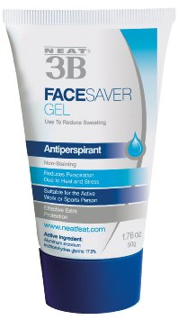 Neat Feat 3B Face Saver Antiperspirant Gel for Facial Perspiration and Shine, 1.76 Fluid Ounces