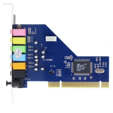 Optimal Shop New PCI 8 Channel 8CH 71 Surround 3D PCI Sound Audio Card Optical CMI8768 Chipset for PC Windows XPVista7