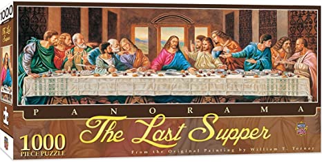 Masterpieces 71372 Last Supper 1000 Pieces Panoramic Jigsaw Puzzle