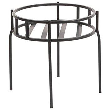 Panacea Contemporary Plant Stand, 10.5-Inch, Black