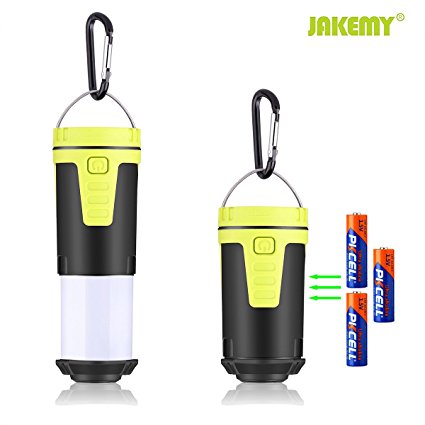 Suker Portable Camping LED Lanterns Tabletop Lantern Emergency Flashlight with 5 Modes (A Lantern with 3 AA Batteries)