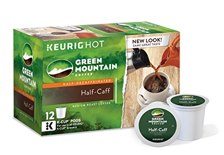 Green Mountain Coffee Half-Caff, Keurig K-Cups, 72 Count