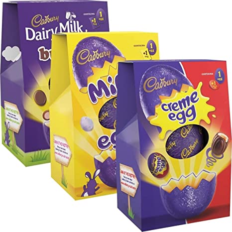 Cadbury Three Medium Easter Eggs