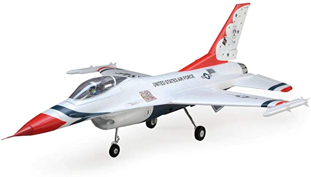 E-flite F-16 Thunderbirds 70mm EDF BNF Basic with AS3X and Safe Select, 815mm, EFL7850
