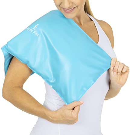 Arctic Flex Flexible Ice Pack - Reusable Large Hot and Cold Gel Therapy Bag - Medical Freezer Pad - Soft Heated Compress Wrap for Migraine, Knee, Neck, Shoulder, Back, Foot, Hand, Ankle Swelling