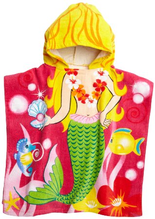 Northpoint Mermaid Kids Hooded Beach Towel
