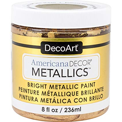 DecoArt Ameri Deco MTLC Americana Decor Metallics 8oz 24K Gold