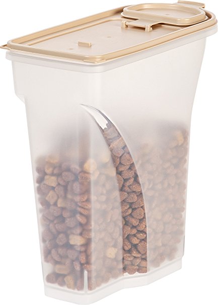 IRIS Premium Airtight Food Storage Container, Tan, Small