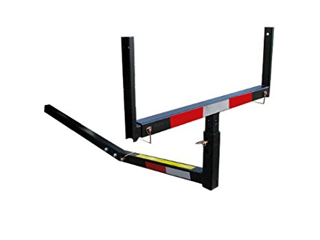 TMS T-NS-HITCH-BED-EXTENDER Heavy Duty Pickup Truck Bed Hitch Mounted Extender Rack Ladder Canoe Boat