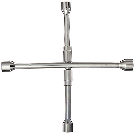 14-Inch Metric/SAE Folding Lug Wrench | ARES 70097 | Covers 17, 19, 21, & 23 MM and Approximate SAE 11/16, 3/4, 13/16, 7/8 Socket Sizes