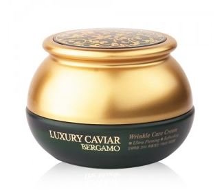 Bergamo Korean Moselle Luxury Caviar Natural Ultra Firming Wrinkle Care Refreshing Cream Age Proof Hight Lifting Anti Aging For Women All Types Of Skin 50 g