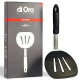 Chef Series Round Flexible Turner Spatula - 600F315C Heat-Resistant Non-stick Silicone Rubber with Stainless Steel S-Core Technology - Lifetime Guarantee