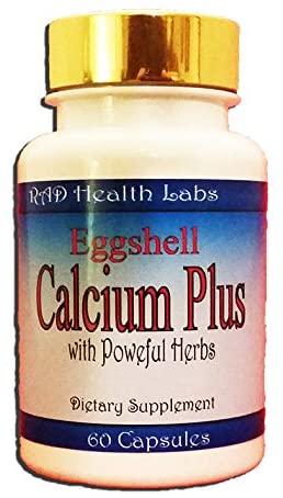 Eggshell Calcium Plus Osteoporosis Osteoarthritis Capsules - A Great Biological Source for Pure Calcium