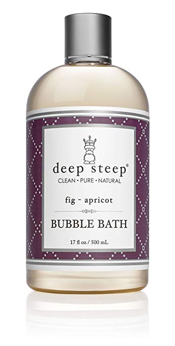 Deep Steep Bubble Bath, Fig Apricot, 17 Ounce
