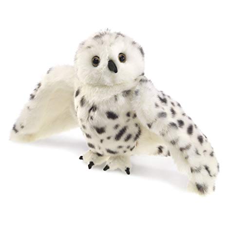 Folkmanis Snowy Owl Hand Puppet