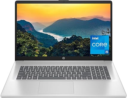 HP 17 inch Laptop, FHD Display, Intel Core i5-1335U, 8 GB RAM, 1 TB SSD, Intel UHD Graphics, Windows 11 Home, 17-cn3010ca (2023)