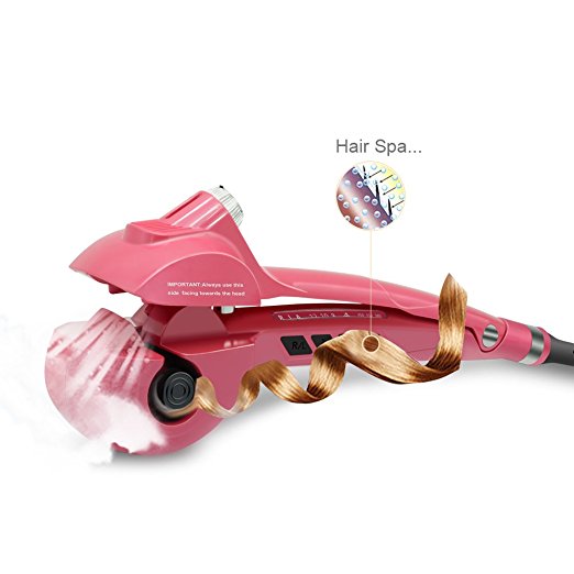 Automatic Curler,Steam Curler,Automatic hair Rotating curling iron,Spray Hair curling Wand Salon Curling Iron,Auto magic spiral Spray Steam Steamer Curl Ceramic Curling Beach Waves Curlers Crimper