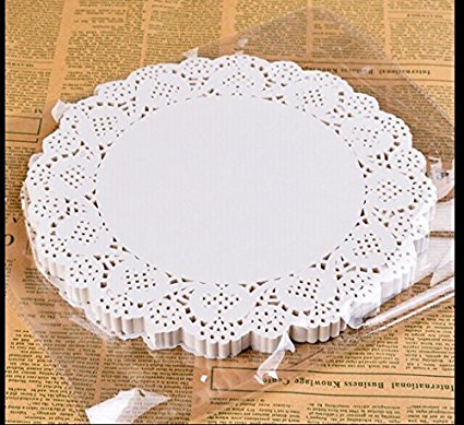 BestBlue Paper Lace Doilies 10.5 Inch Set of 180