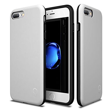 Patchworks ITG Level Case White for iPhone 7 Plus - Military Grade Drop Tested Protective Case, Shock Absorbent Air Pocket Structure