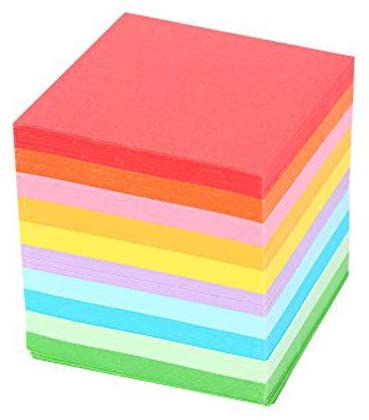 520 pcs 10 Colors Origami Paper Square Folding Paper Colorful Double Sided Origami Paper Card Making DIY Craft 5x5 cm