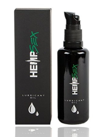 NEW - Intimate Lubricant Oil (Lube) - 100% Natural With Hemp Seed Extract - 50 ml