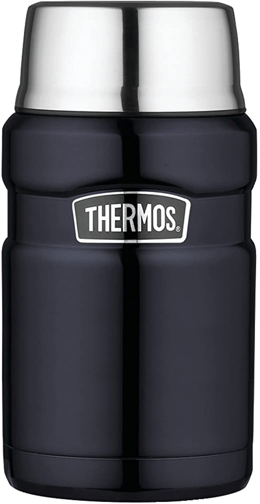 Thermos Stainless King 24 Ounce Food Jar, Midnight Blue