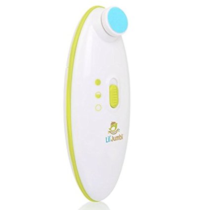 Lil' Jumbl Baby Nail Clippers Baby Nail File Baby Nail Scissors Trimmer Cutter, Electric Rotating Filer Allows For Easy Gentle Trimming To Desired Length, Safe & Gentle For Newborns & Toddlers