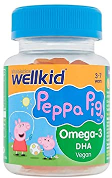 Vitabiotics Peppa Pig Omega-3 DHA vegan Soft Jellies