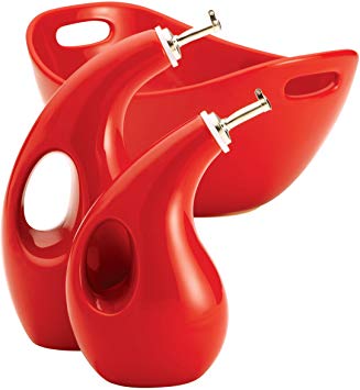 Rachael Ray Serveware 3-Piece Salad Set, Red