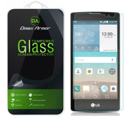 LG Escape 2 Glass Screen Protector Dmax Armorreg Tempered Glass Ballistics Glass 99 Touch-screen Accurate Anti-Scratch Anti-Fingerprint Bubble Free 03mm Ultra-clear - Retail Packaging