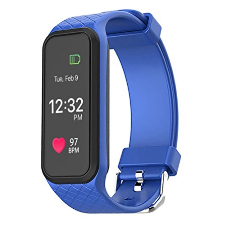 Fitness Tracker Waterproof,Nasion.V L38i Large Screen Heart Rate Monitor Smart Watch,Activity Tracker Bracelet,Exercise Walking Pedometer Swimming Wristband for Android and Apple Smart Phone