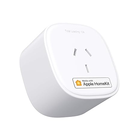 meross Smart Plug WiFi Outlet Works with Apple HomeKit, Siri, Alexa, Google Home, Smart Socket with Timer Function, Remote Control, No Hub Required