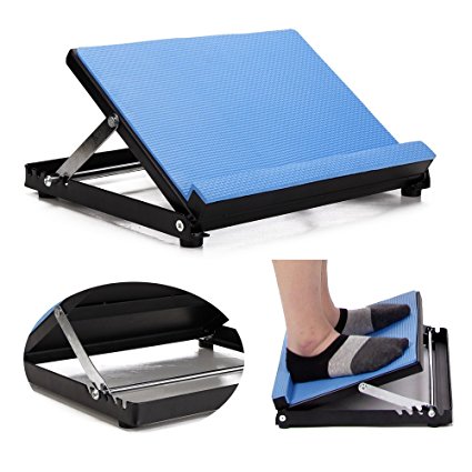 Slant Board - Calf Stretcher Incline Stretching Board Adjustable & Anti-Slip Foam for Hamstring Achilles Leg Muscle Exercise, 4 Position (330lb Limit)