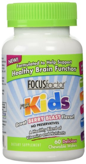 FocusFactor Focus Factor For Kids - 60 ct 2 pack