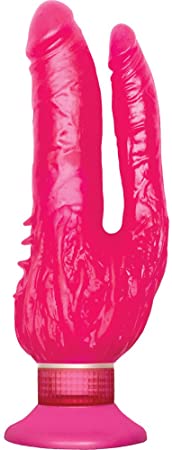 Waterproof Wall Bangers Double Penetrator - Pink