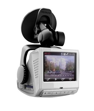 PAPAGO P1PRO-US P1 Pro Full HD 1080P Wide Viewing Angle Dashcam 2.4-Inch LCD (White)