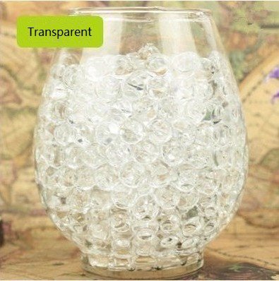 LOVOUS 3000 Pcs Water Beads, Crystal Soil Water Bead Gel, Wedding Decoration Vase Filler - Furniture Decorative Vase Filler, All Occasion Table Centerpiece Decorations (Transparent)